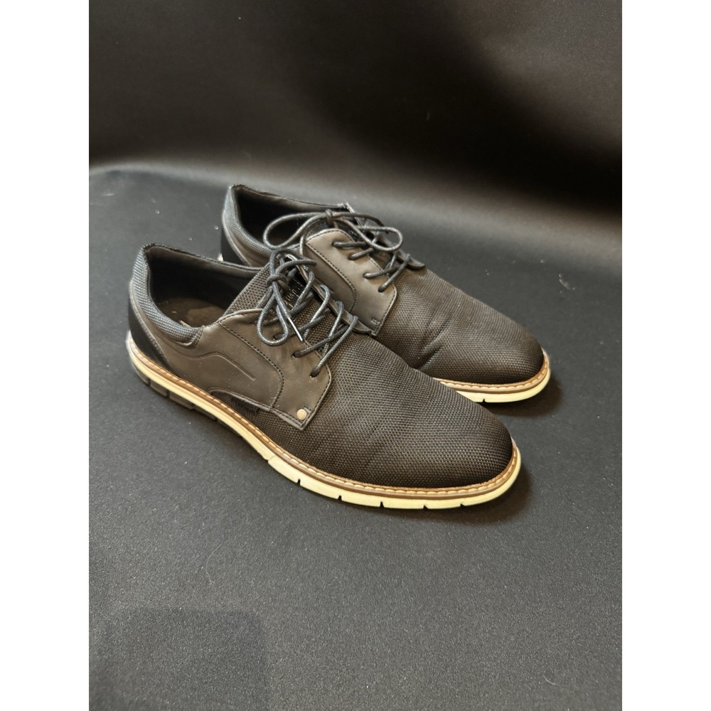 Ashford Hayes Men's Size 10M Black Dress Casual Oxford Comfort Shoes Lightweight - Picture 2 of 14